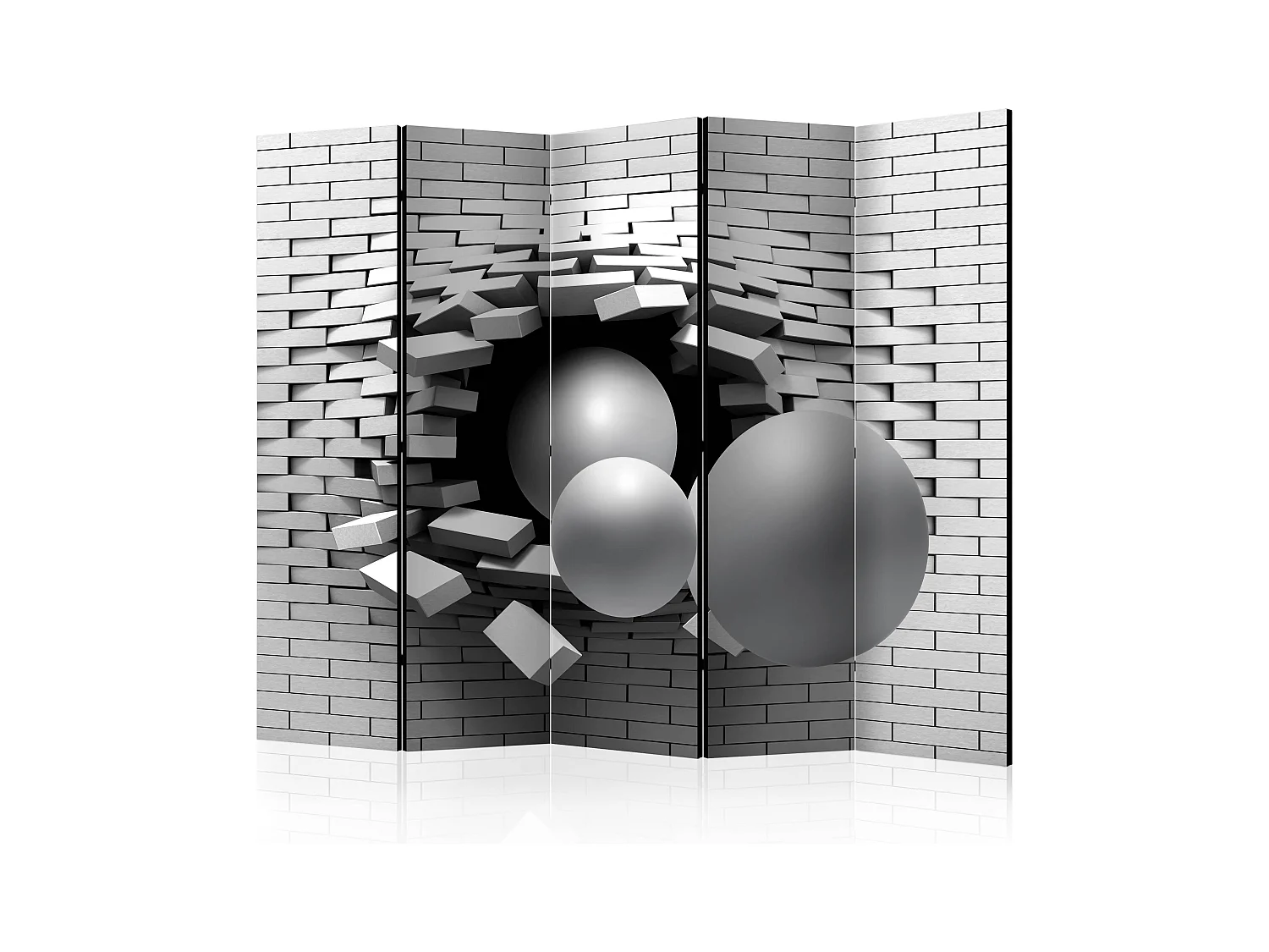 Paravento - Brick In The Wall II [Room Dividers] - 225x172