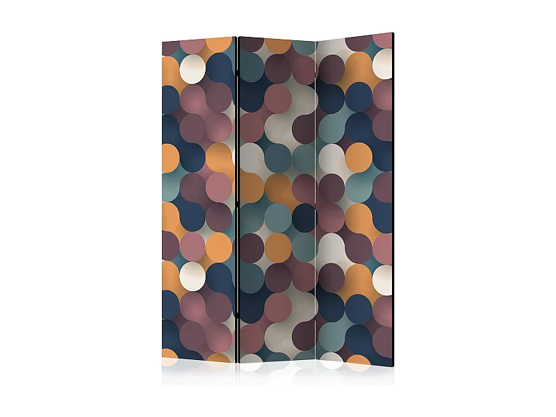 Paravento - Colourful Particles [Room Dividers] - 135x172