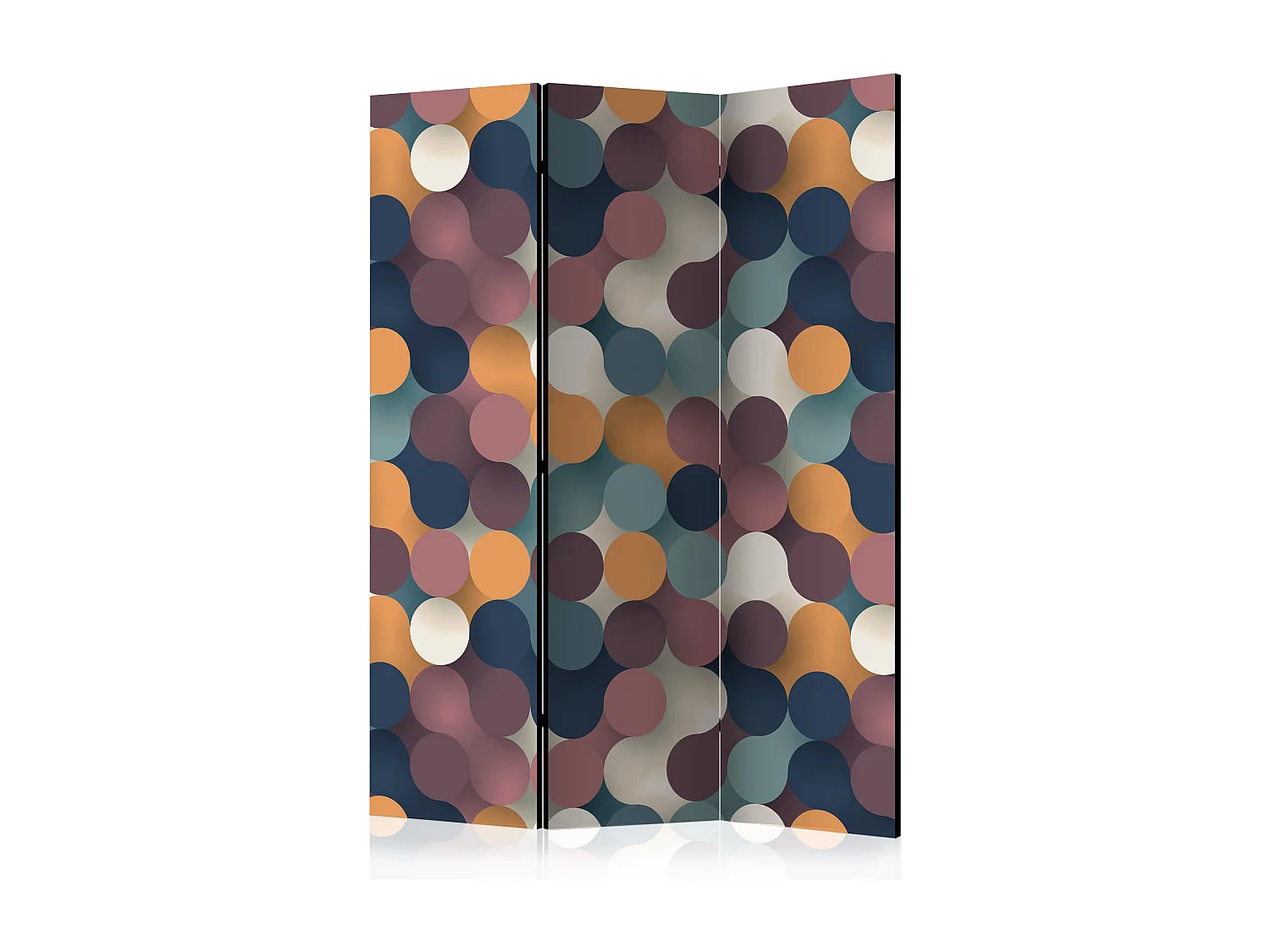 Paravento - Colourful Particles [Room Dividers] - 135x172