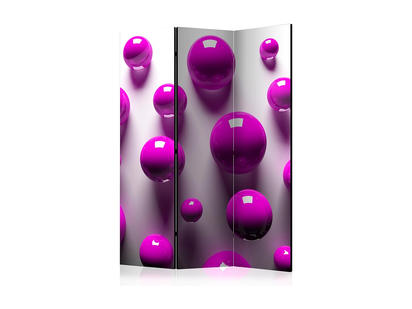 Paravento - Purple Balls [Room Dividers] - 135x172