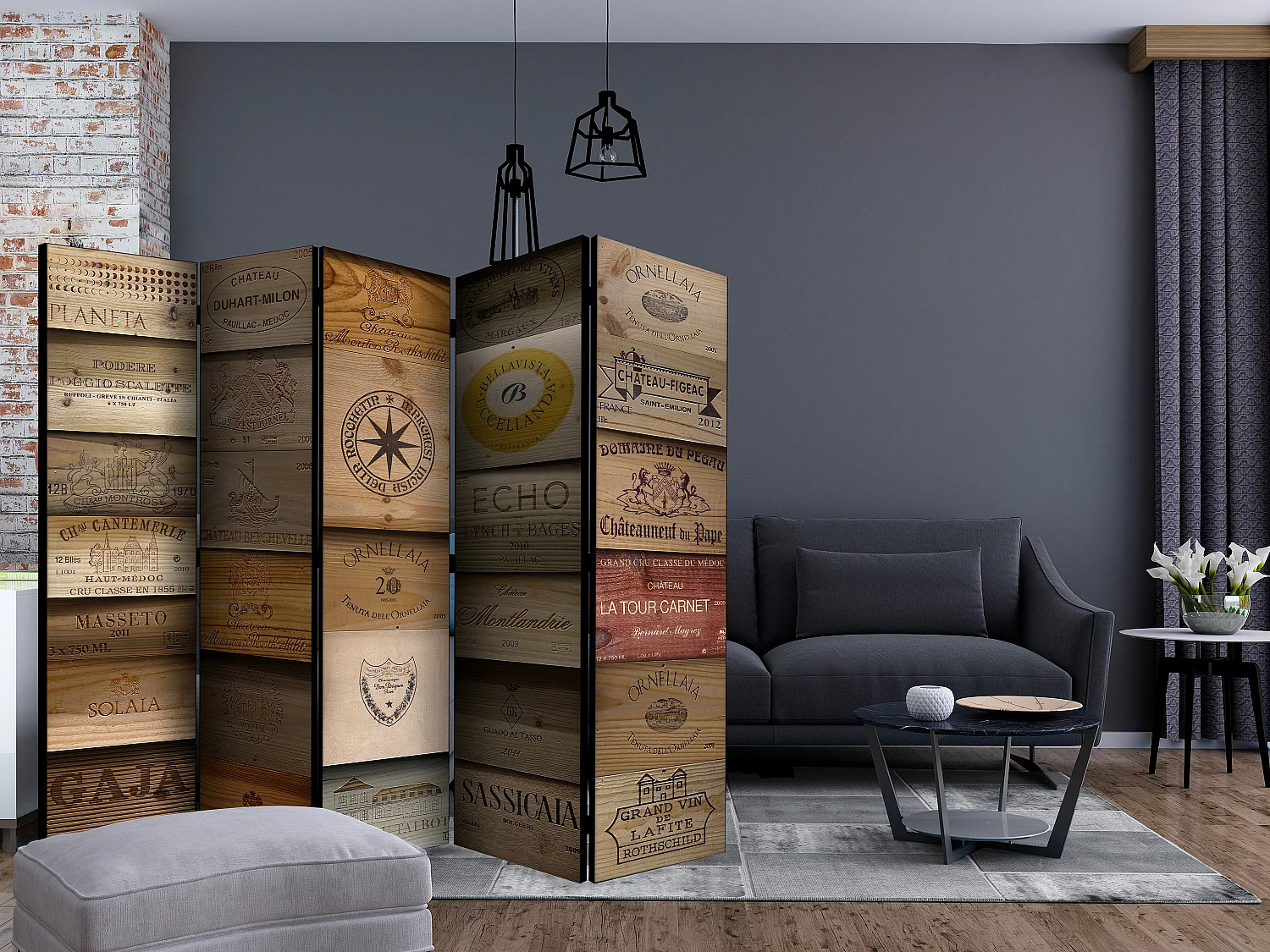 Paravento - Old Vineyard II [Room Dividers] - 225x172