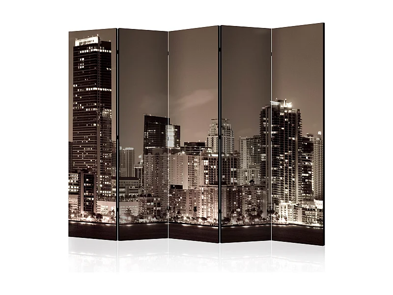 Paravento - Miami in Sepia II [Room Dividers] - 225x172
