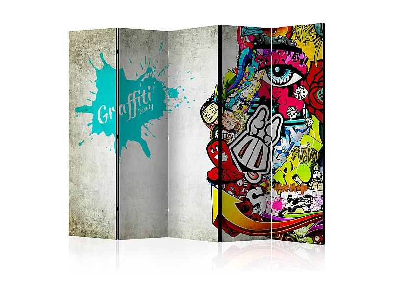 Paravento - Graffiti beauty II [Room Dividers] - 225x172