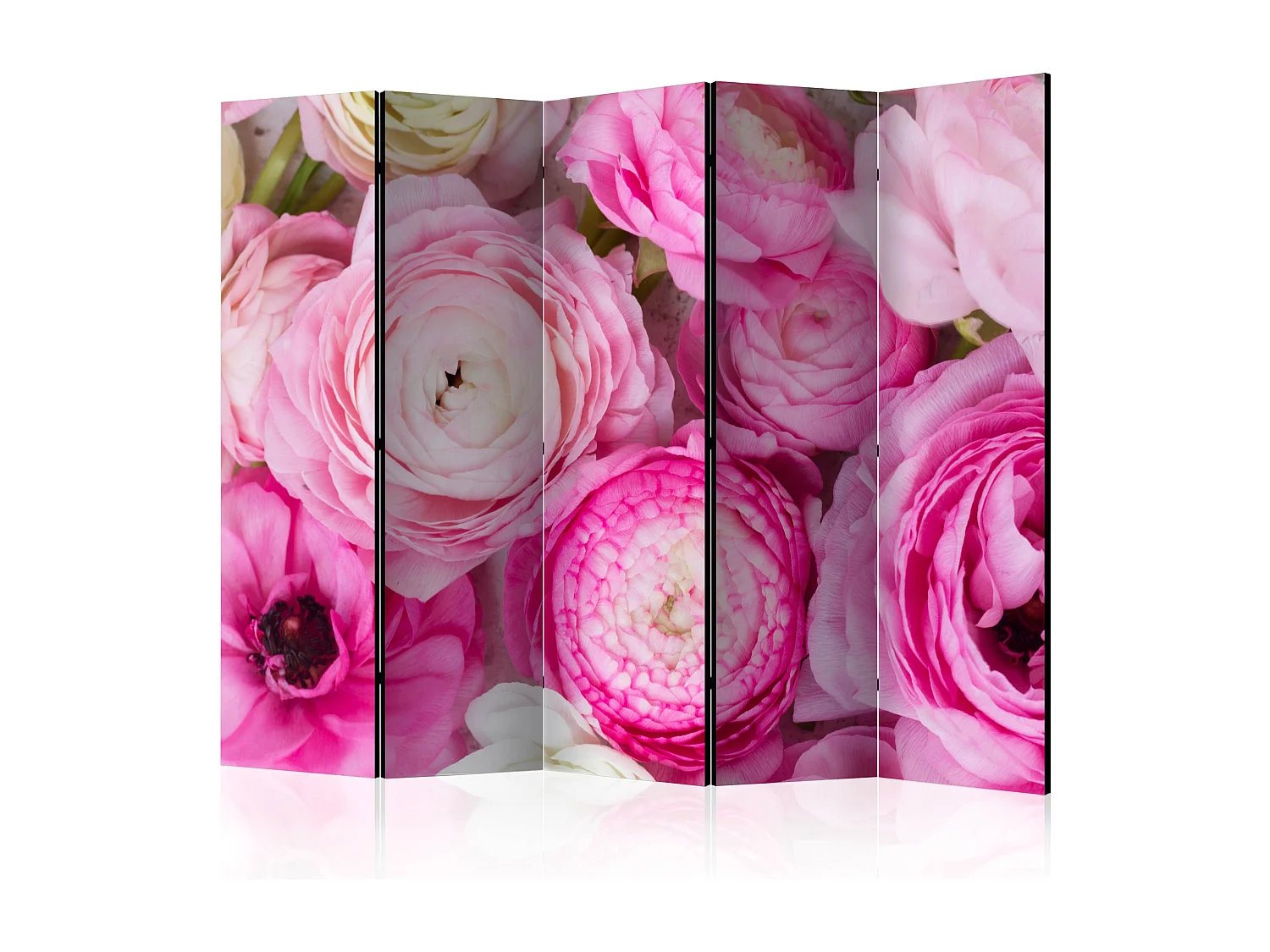 Paravento - Ranunculus Flowers II [Room Dividers] - 225x172