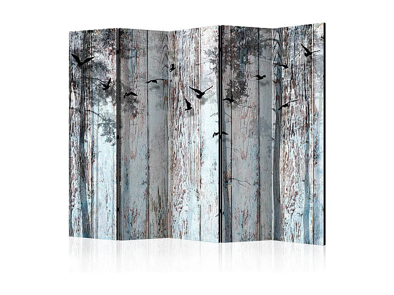Paravento - Rustic Boards II [Room Dividers] - 225x172