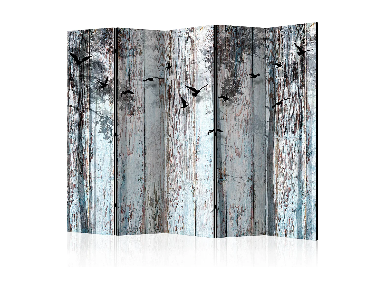 Paravento - Rustic Boards II [Room Dividers] - 225x172