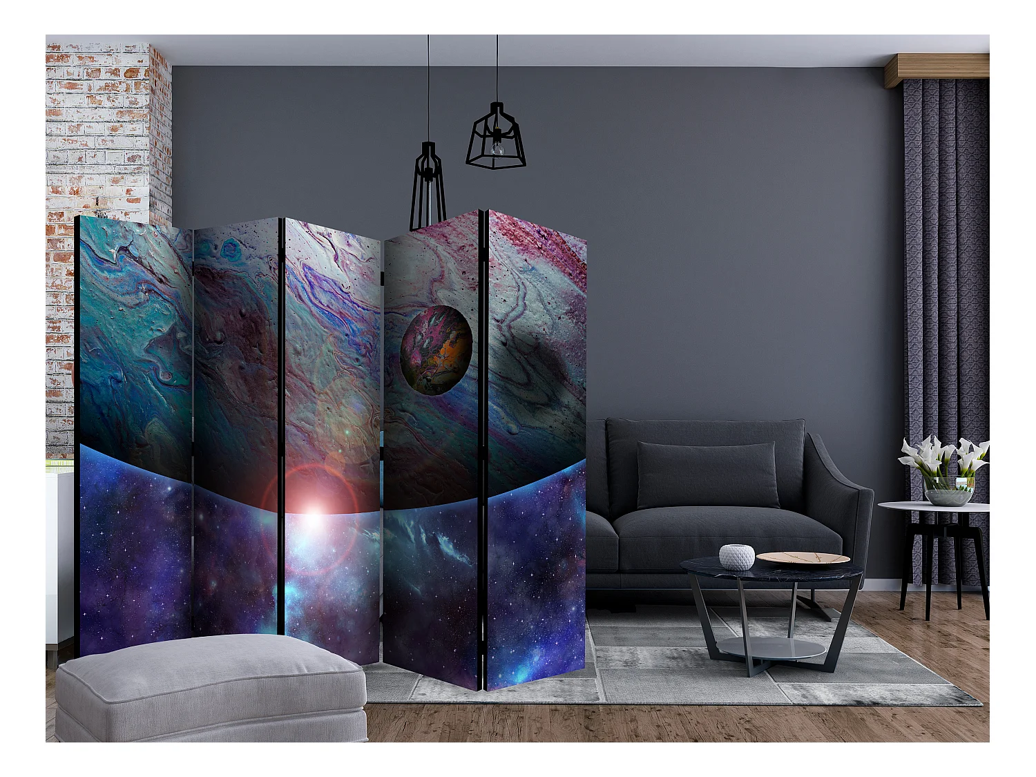 Paravento - In Orbit II [Room Dividers] - 225x172