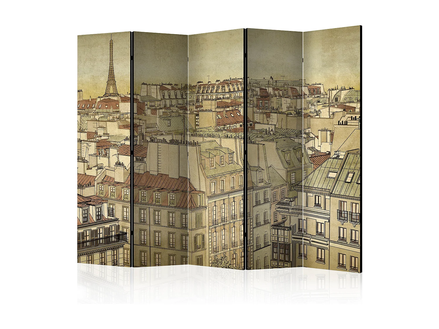 Paravento - Good bye Paris! II [Room Dividers] - 225x172