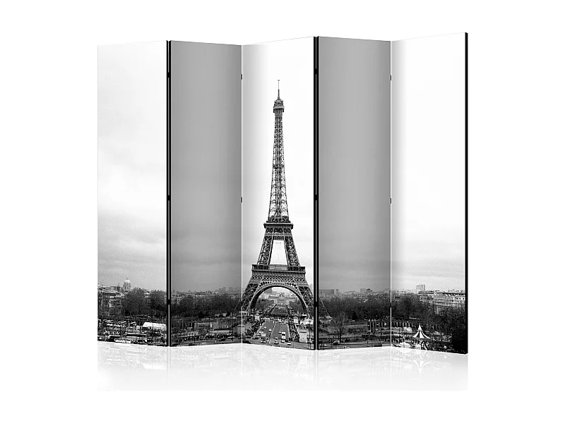 Paravento - Paris: black and white photography II [Room Dividers] - 225x172