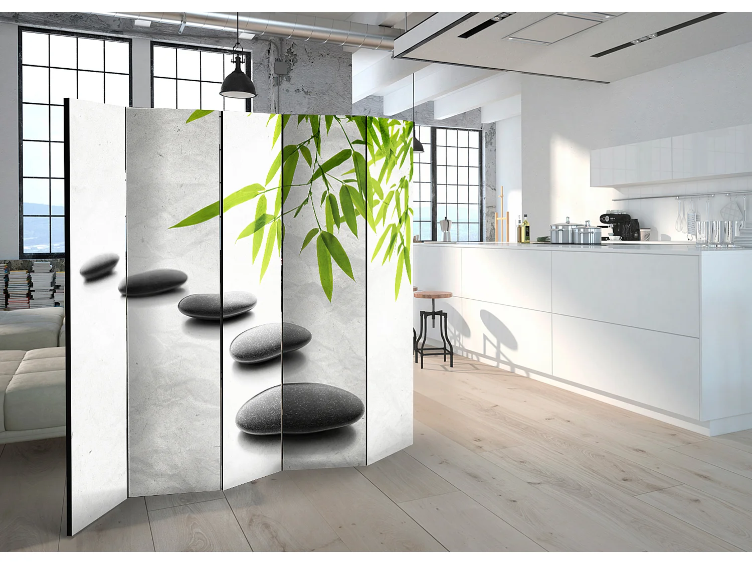 Paravento - Zen Stones II [Room Dividers] - 225x172