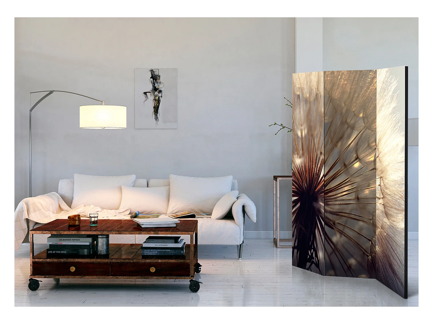 Paravento - Dandelion Kiss [Room Dividers] - 135x172