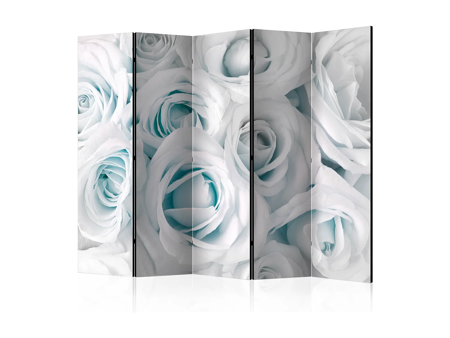 Paravento - Satin Rose (Turquoise) II [Room Dividers] - 225x172