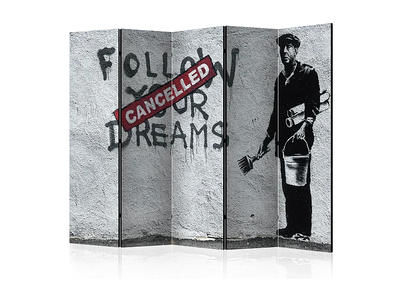 Paravento - Dreams Cancelled (Banksy) II [Room Dividers] - 225x172