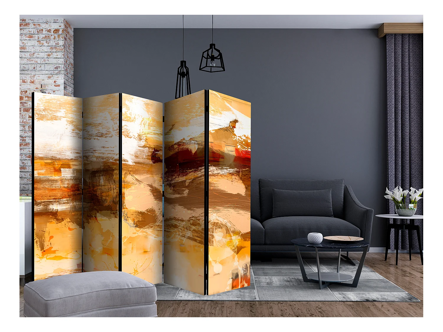 Paravento - Desert storm II [Room Dividers] - 225x172