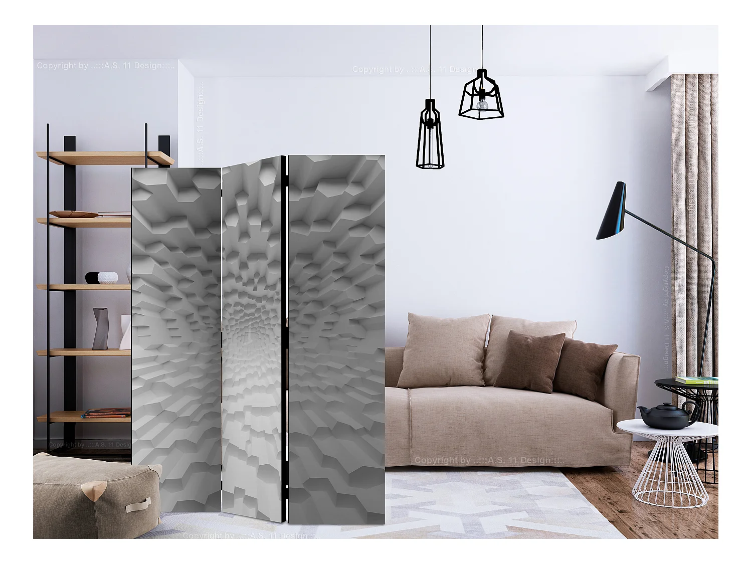 Paravento - The Abyss of Oblivion [Room Dividers] - 135x172