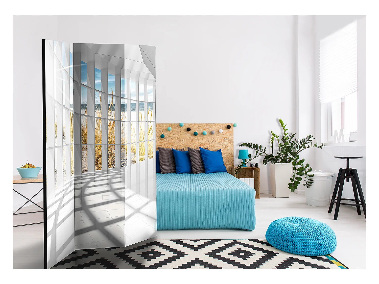 Paravento - Seaside Bastion [Room Dividers] - 135x172