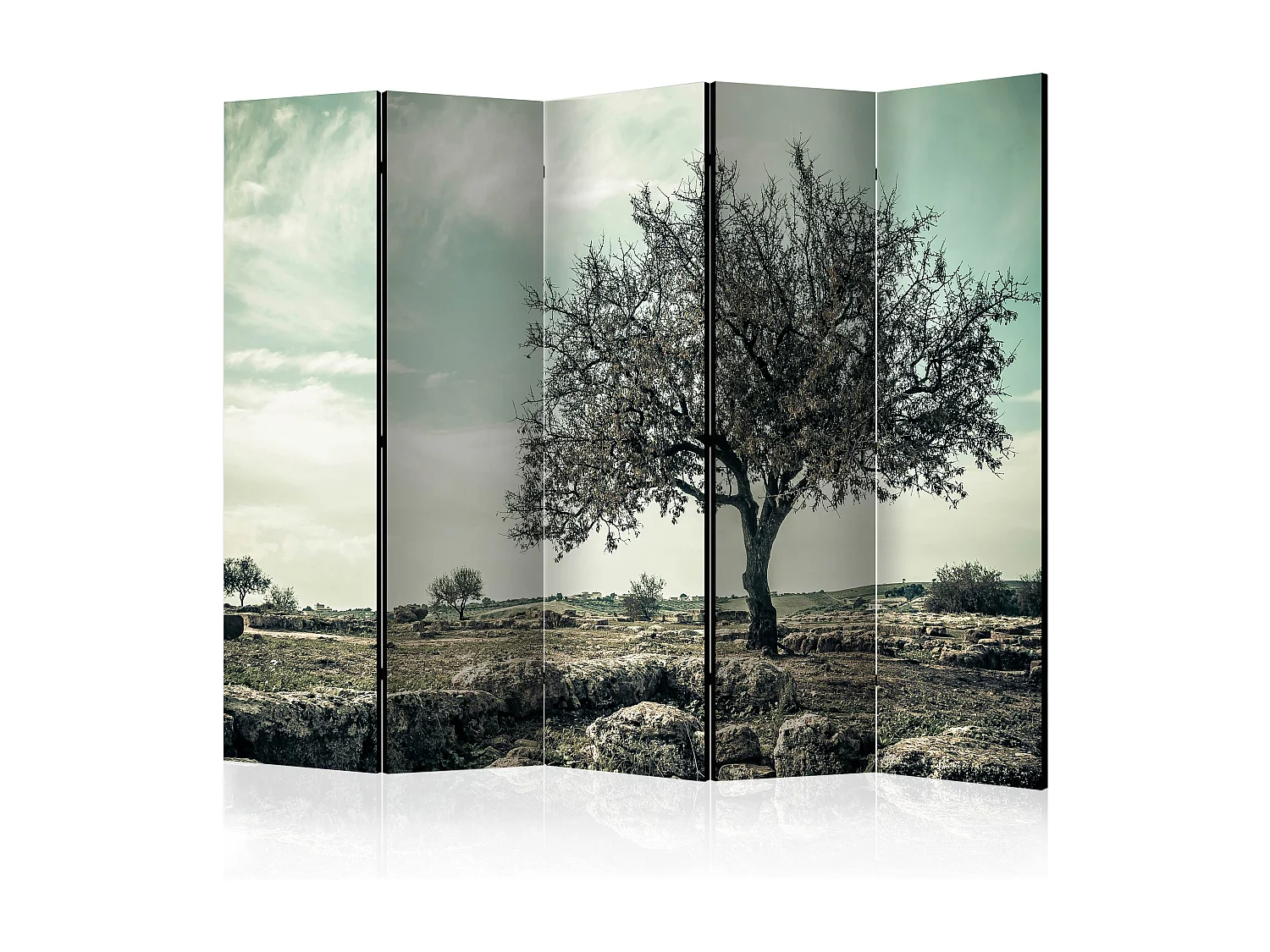 Paravento - tree - vintage II [Room Dividers] - 225x172