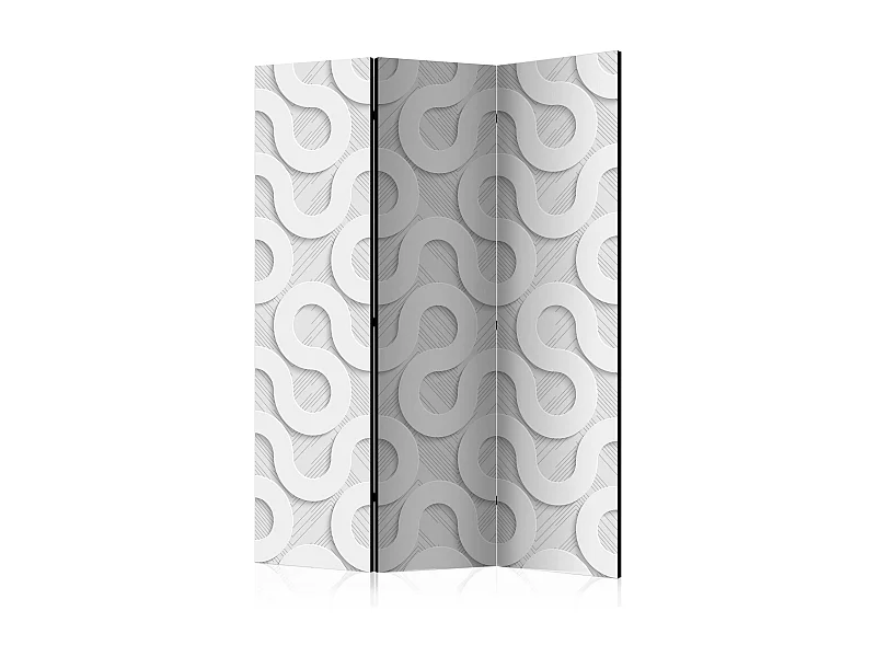 Paravento - Grey Spirals [Room Dividers] - 135x172