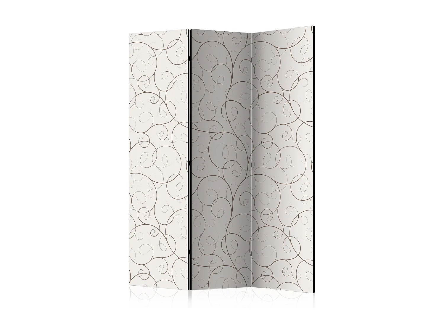 Paravento - Black Streamers [Room Dividers] - 135x172