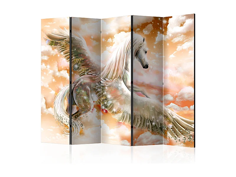 Paravento - Pegasus (Orange) II [Room Dividers] - 225x172