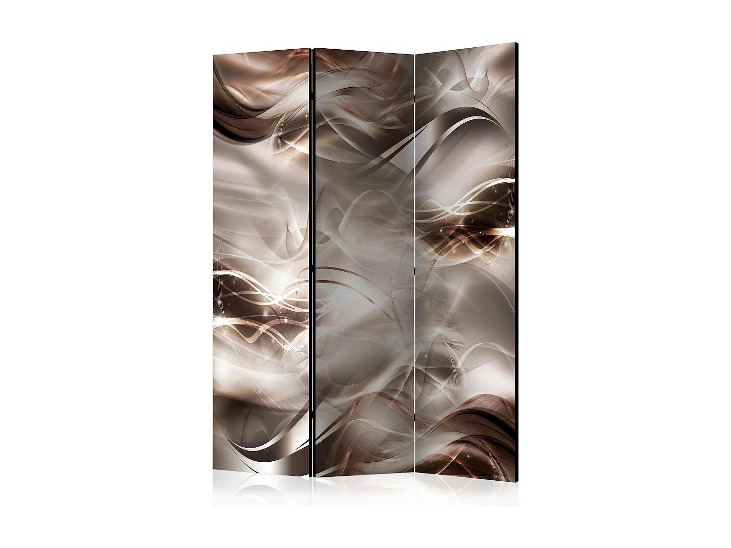 Paravento - Umber Waves [Room Dividers] - 135x172