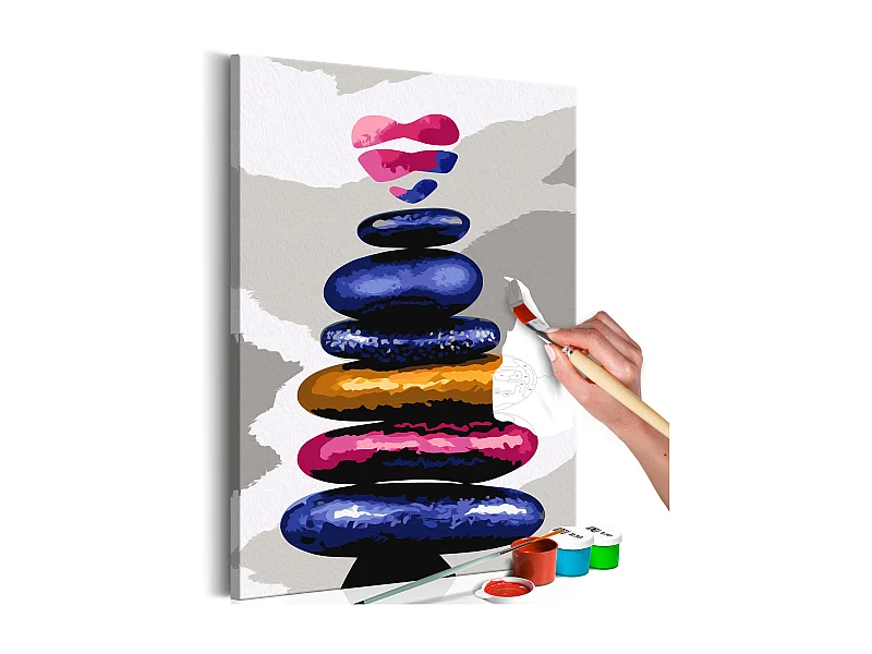 Quadro fai da te - Colored Pebbles - 40x60