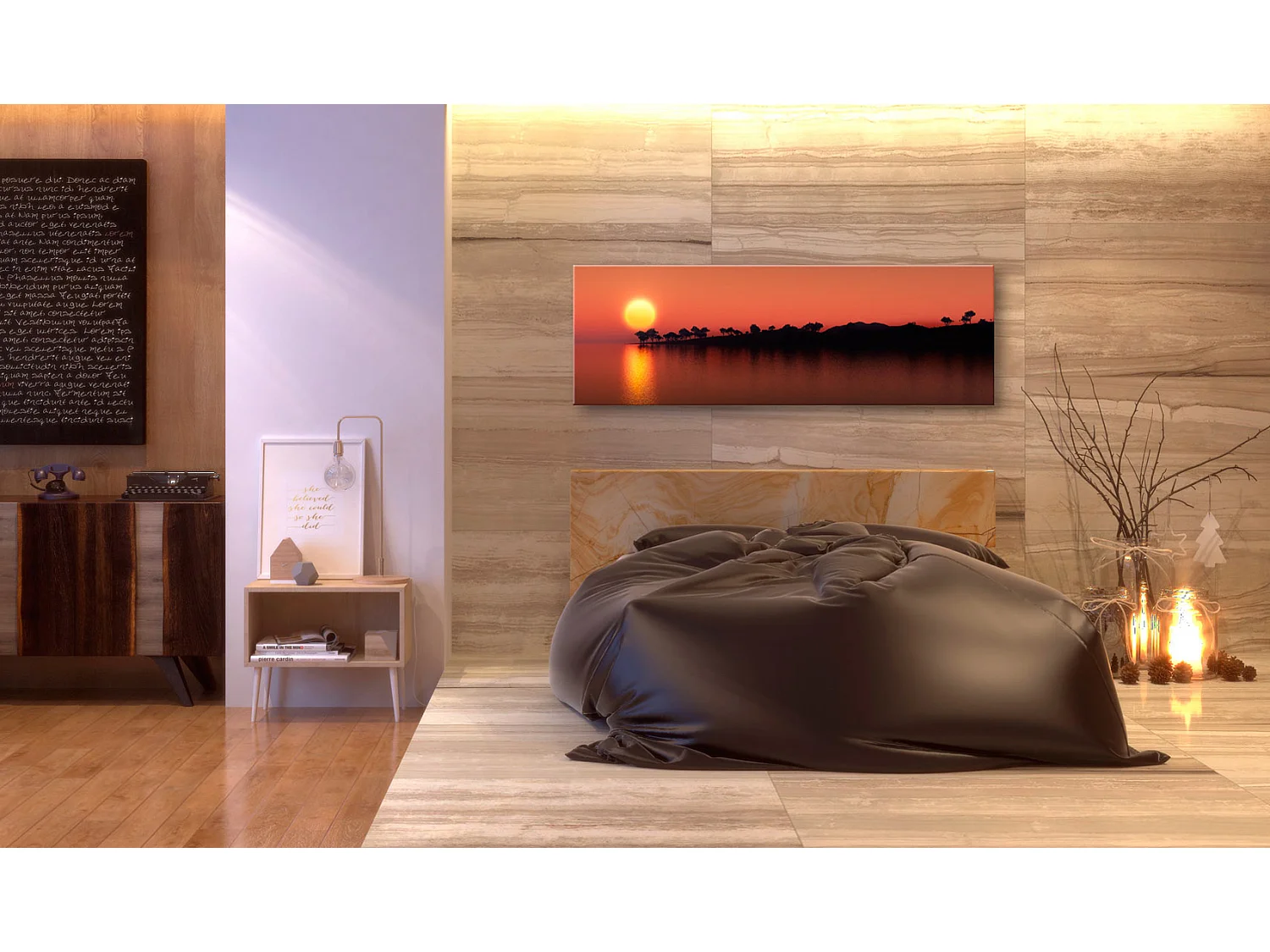 Quadro - Tree Island - 150x50