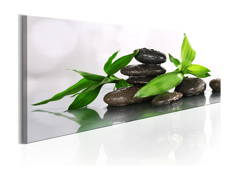 Quadro - SPA: Bamboo and Stones - 120x40
