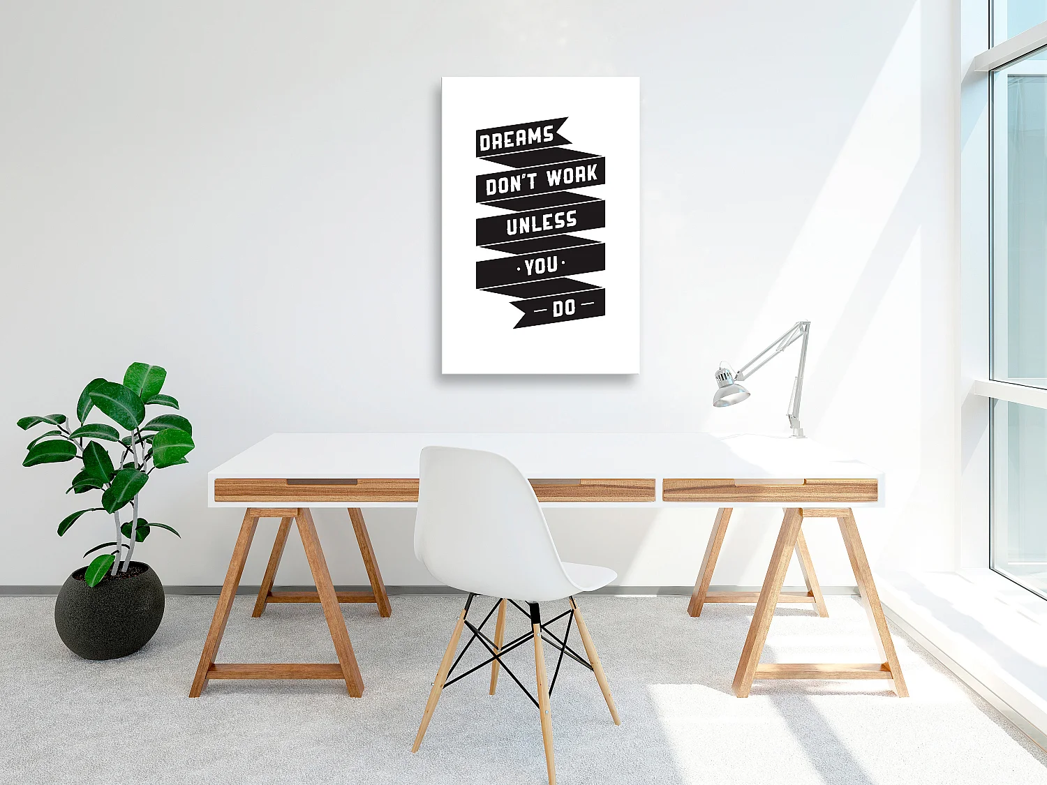 Quadro - Dreams don't work (1 Part) Vertical - 40x60