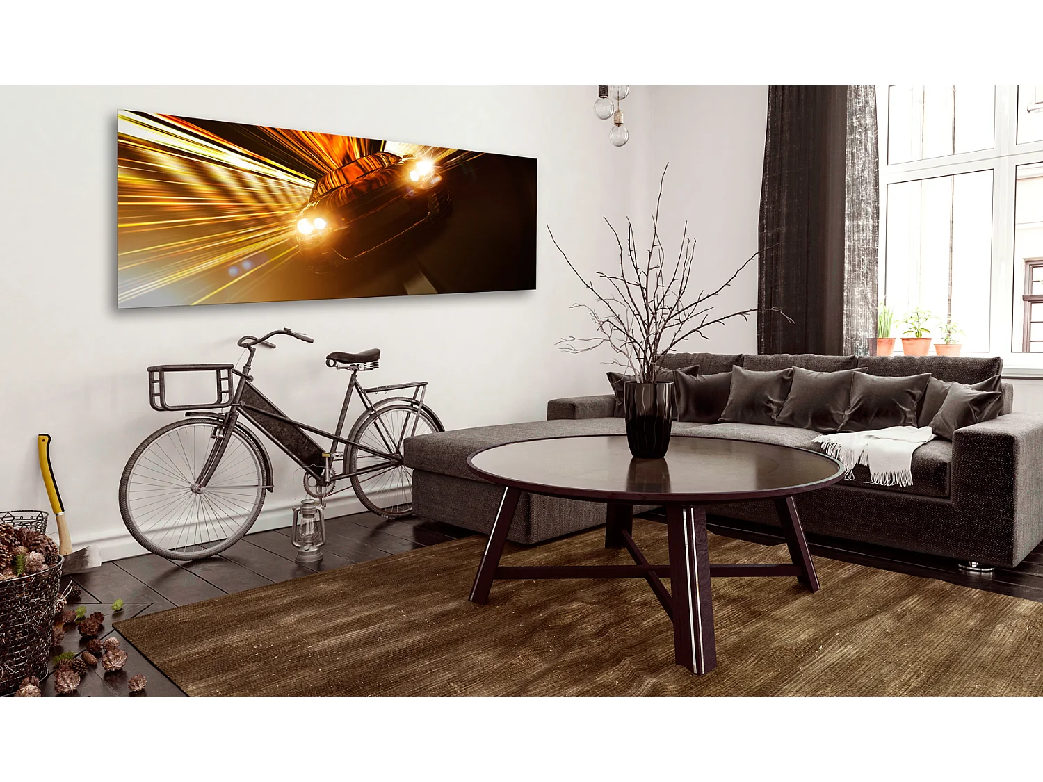 Quadro - Night Rally - 150x50