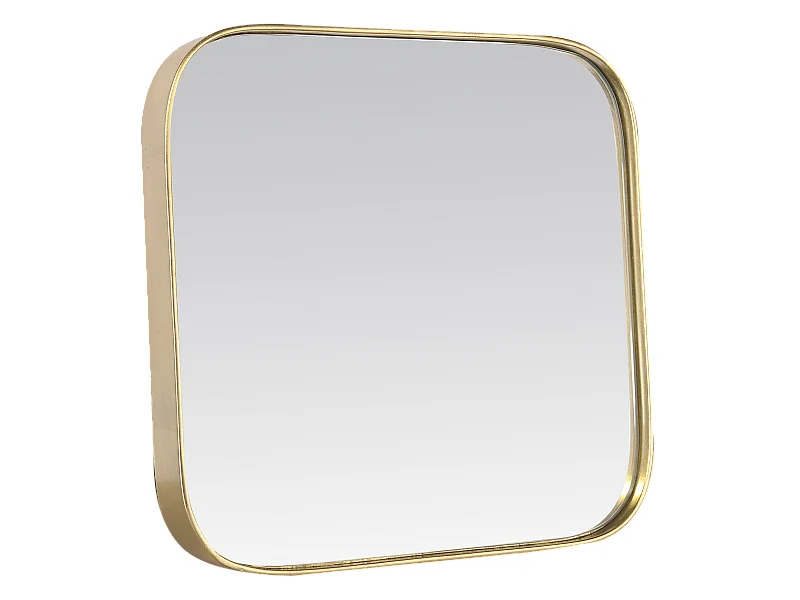 Miroir carré aux bords fins 30x30cm