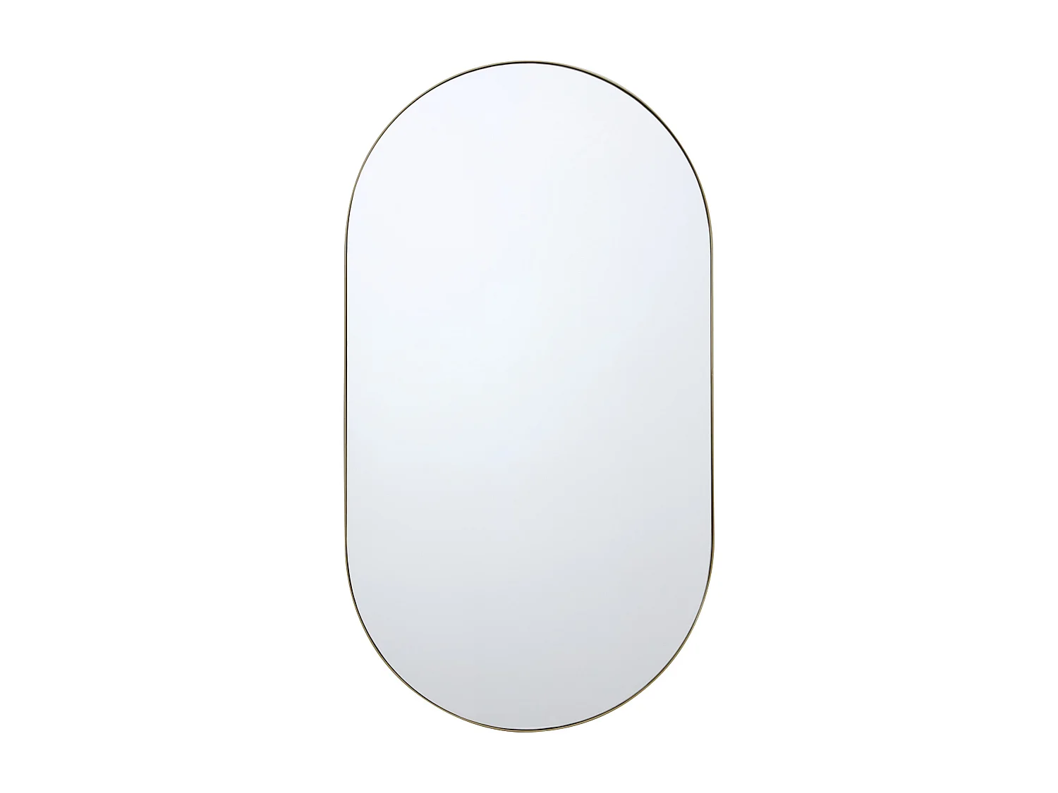 Miroir ovale fin 50x90x3cm