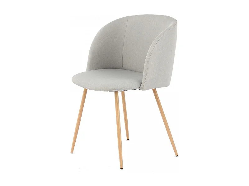 Chaise semi artisanal LOT DE 2 ANA 56x54x84 gris