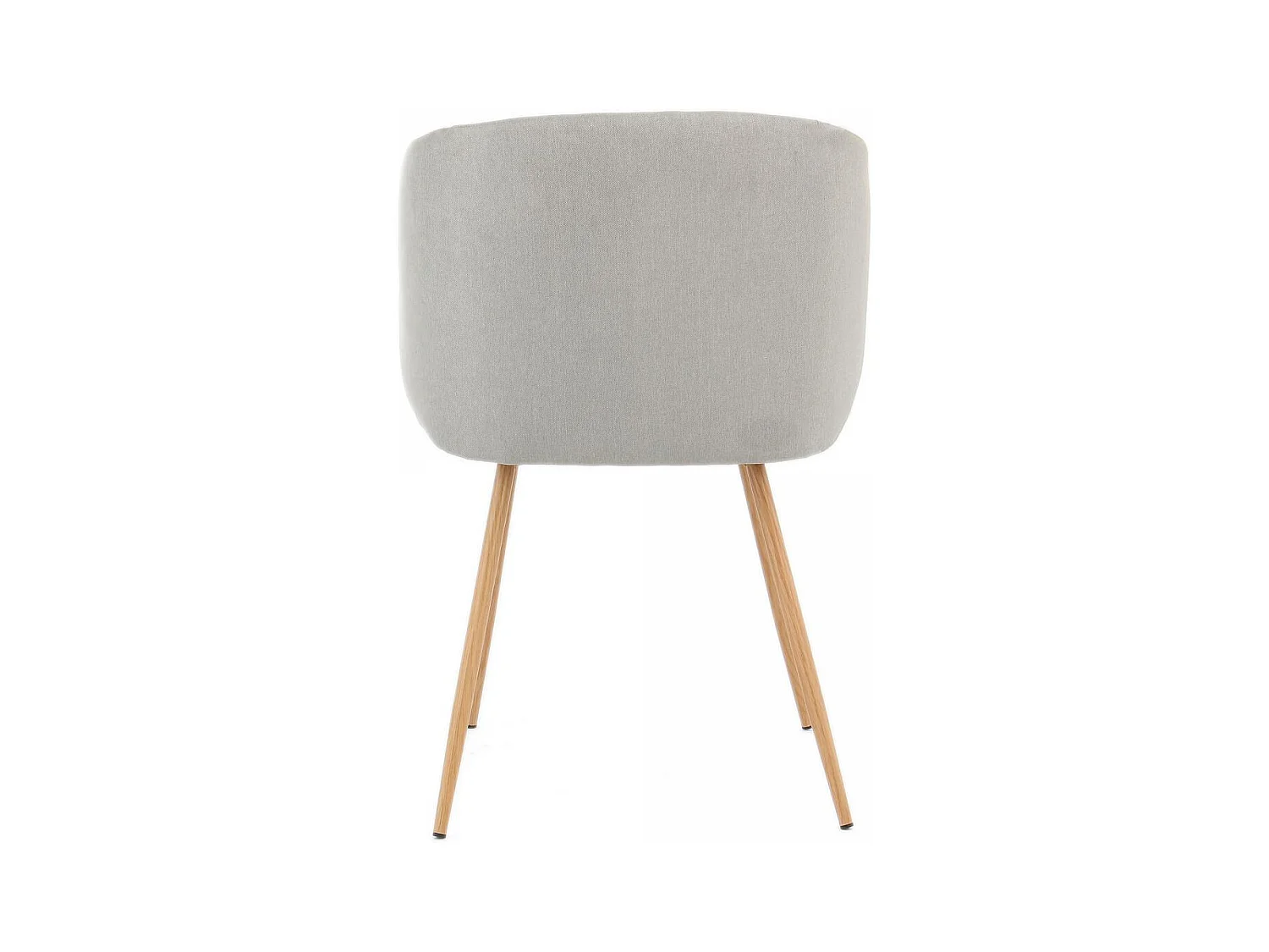 Chaise semi artisanal LOT DE 2 ANA 56x54x84 gris