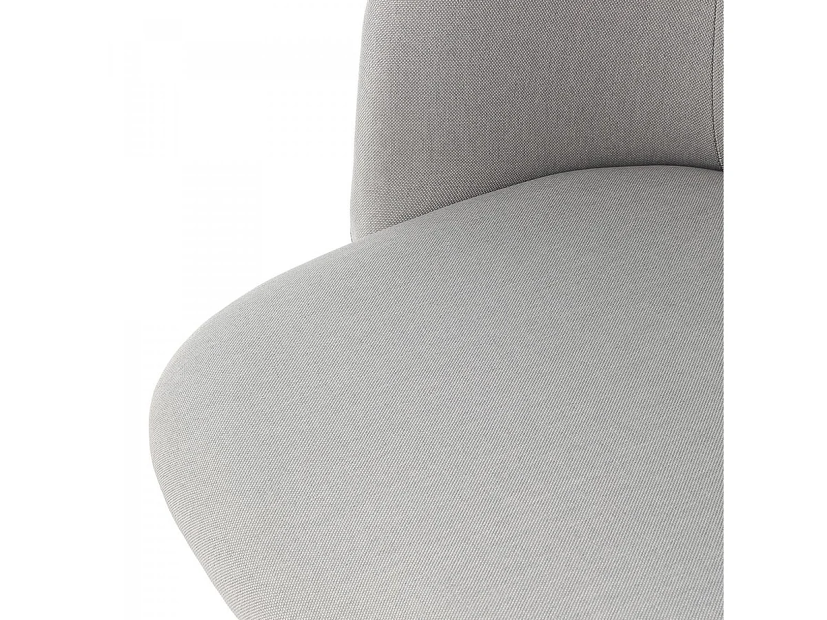 Chaise semi artisanal LOT DE 2 ANA 56x54x84 gris