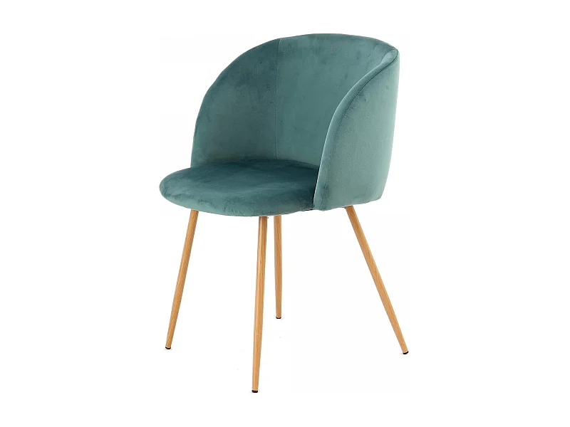 Chaise semi artisanal LOT DE 2 ANA 56x54x84 vert