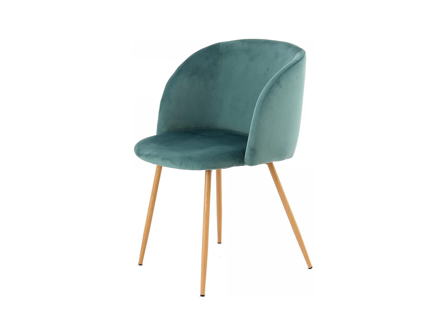 Chaise semi artisanal LOT DE 2 ANA 56x54x84 vert