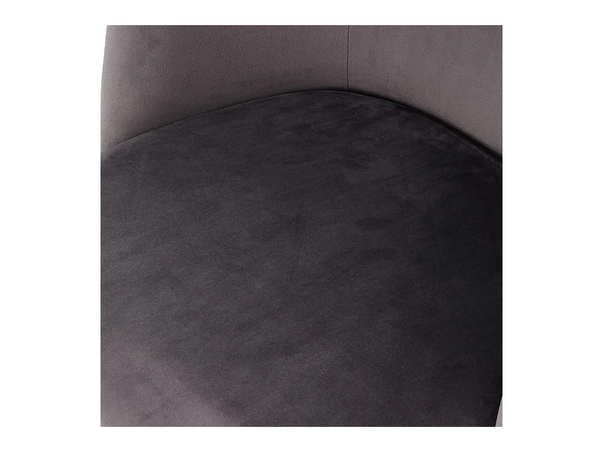 Chaise semi artisanal LOT DE 2 ANA 56x54x84 gris