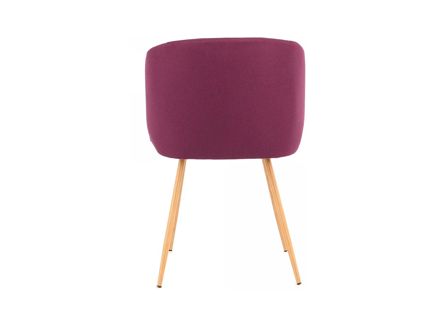 Chaise semi artisanal LOT DE 2 ANA 56x54x84 violet