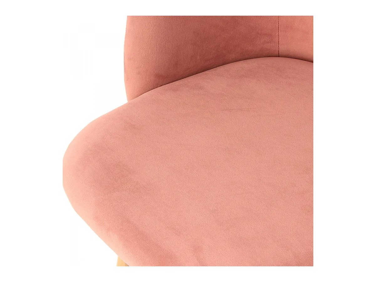 Chaise semi artisanal LOT DE 2 ANA 56x54x84 rose