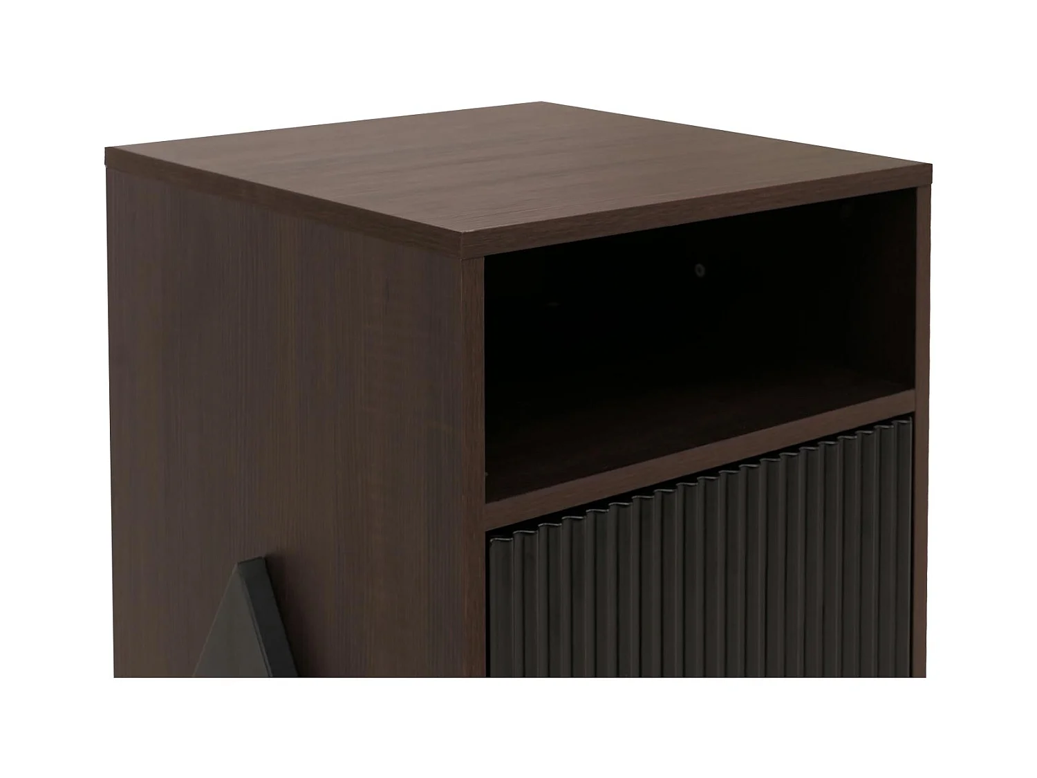 Nachttisch MCW-O40, Walnuss-Optik