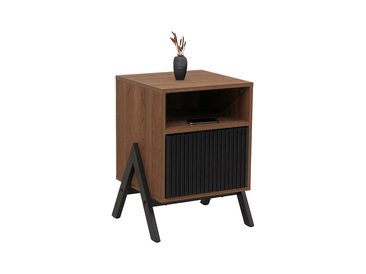 Table de chevet MCW-O40,  naturel