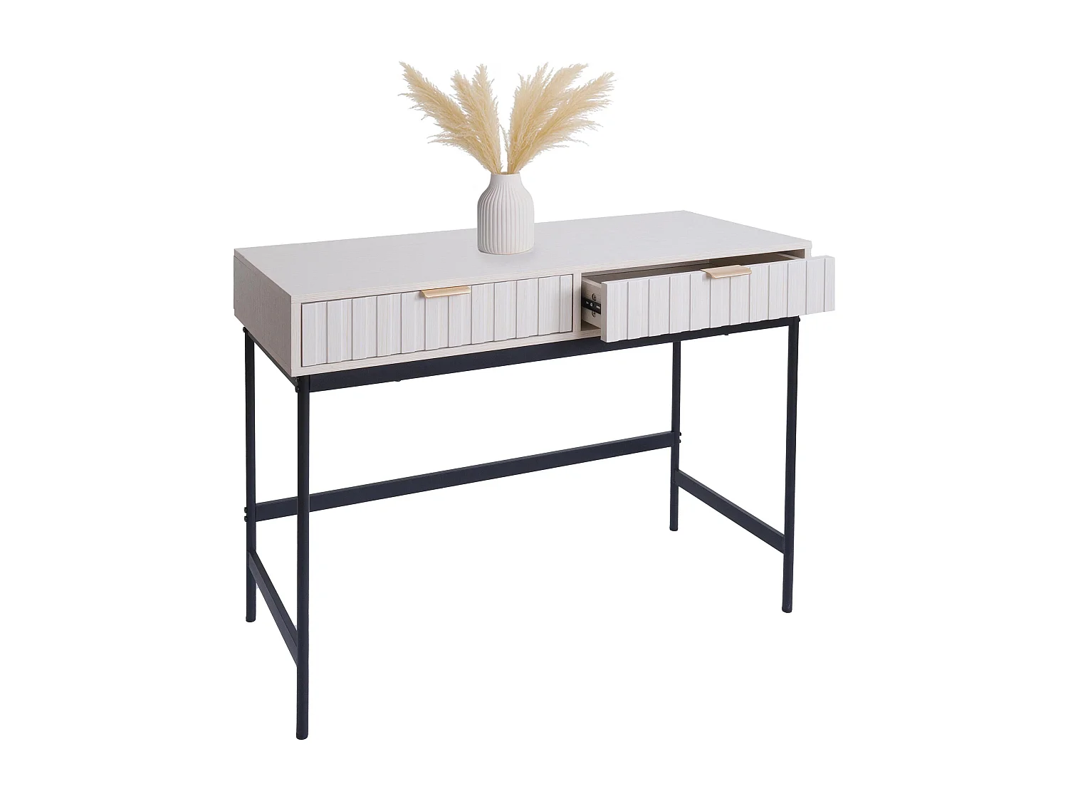 Console MCW-O41,  aspect bois blanc