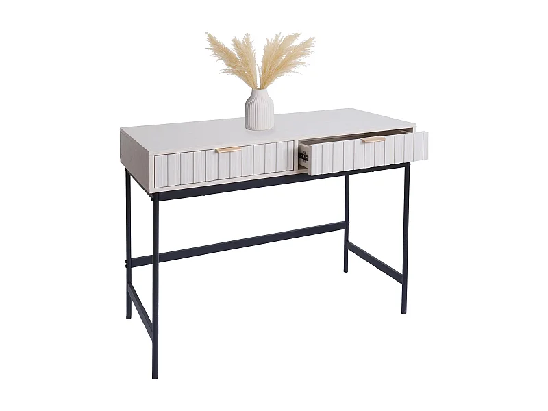 Console MCW-O41,  aspect bois blanc