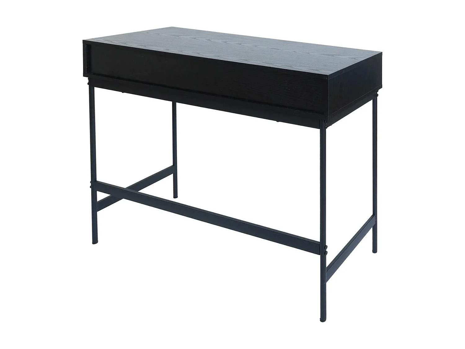 Stolik konsolowy MCW-O41,  wygląd drewna czarny