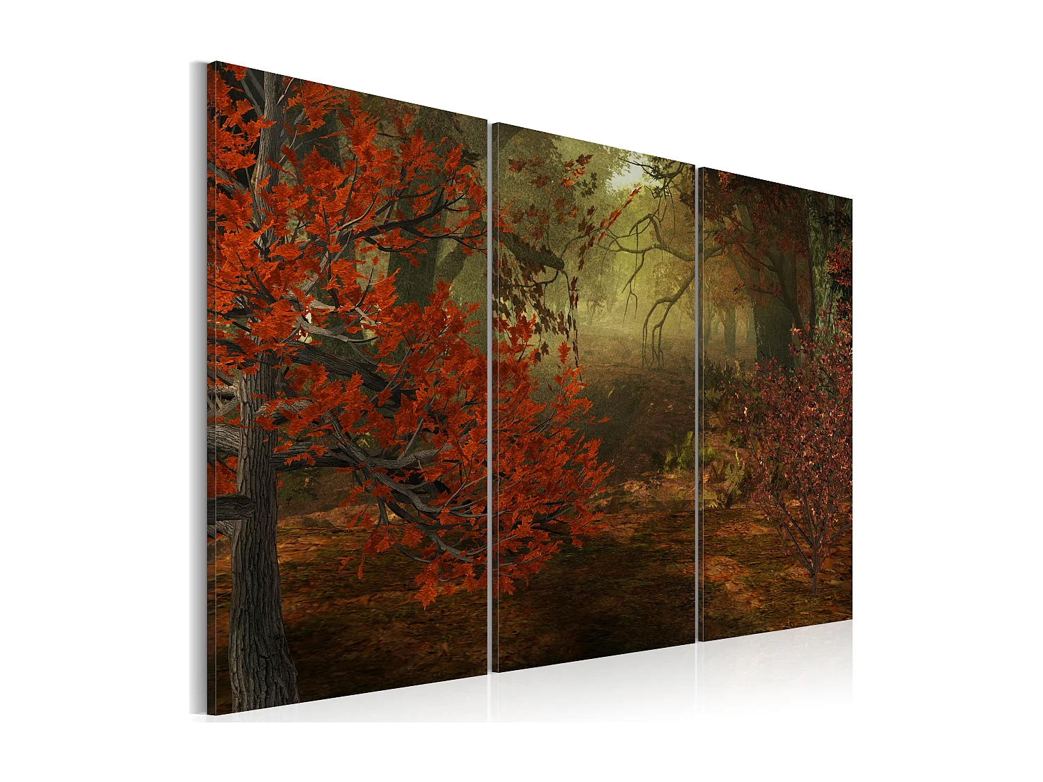 Quadro - Boschetto: trittico - 120x80