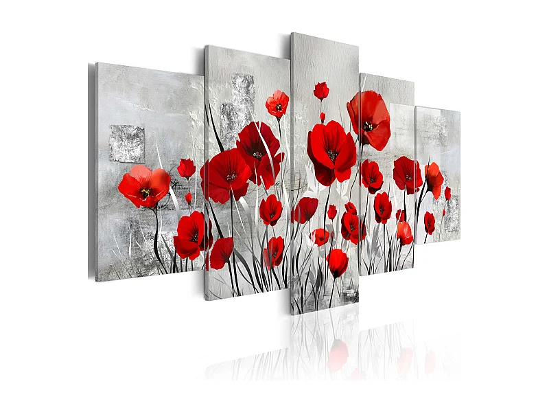 Quadro - Nuvola di scarlatto - 200x100