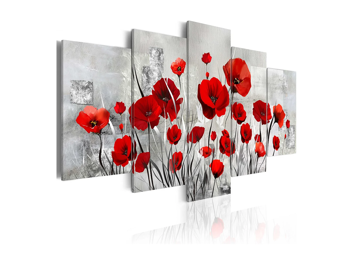 Quadro - Nuvola di scarlatto - 200x100