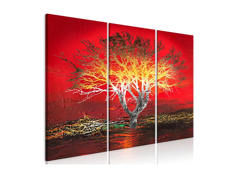 Quadro - Fiery Sky (3 Parts) - 90x60