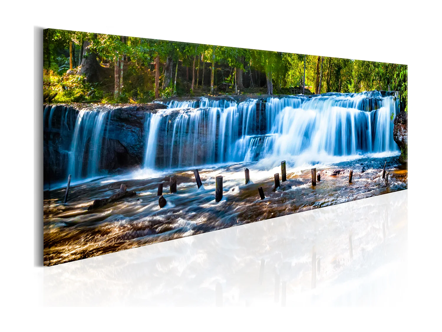 Quadro - Beautiful Waterfall - 150x50